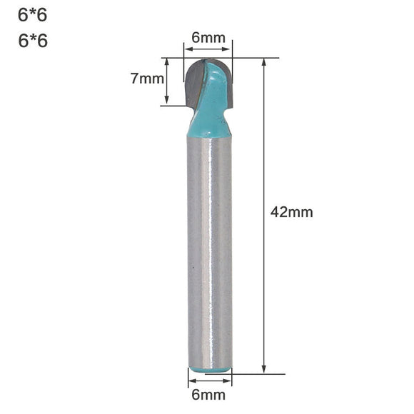 Cuchillo Redondo con 6 Asas - Hoja Redondeada Profesional