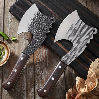 Cuchillo Forjado a Mano para Picar Huesos - Multifunción Profesional - Image 3