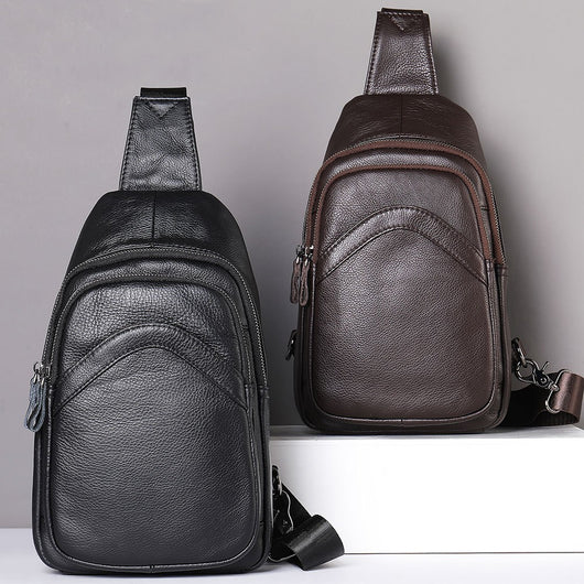 Bolso Bandolera de Cuero para Hombre - Diseño Deportivo y Casual - Image 4