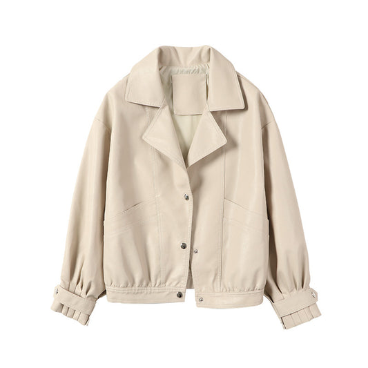 Traje Biker Oversize con Mangas Linterna y Solapa