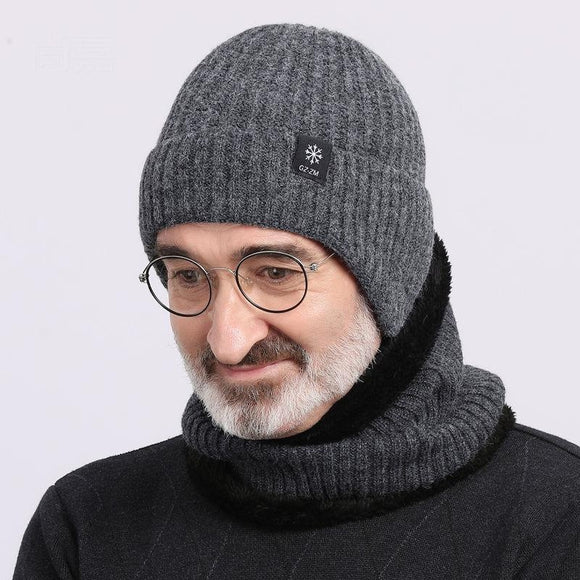 Gorro de Lana Térmico para Hombre - Protección Auditiva Invierno