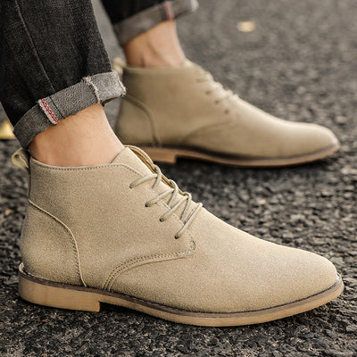 Zapatos y Botas de Negocios Retro Británico para Hombre - Image 23