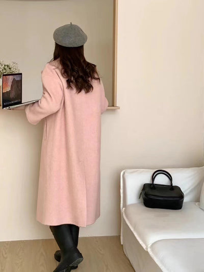 Abrigo de Lana Oversize Tipo Blazer Largo - Image 32