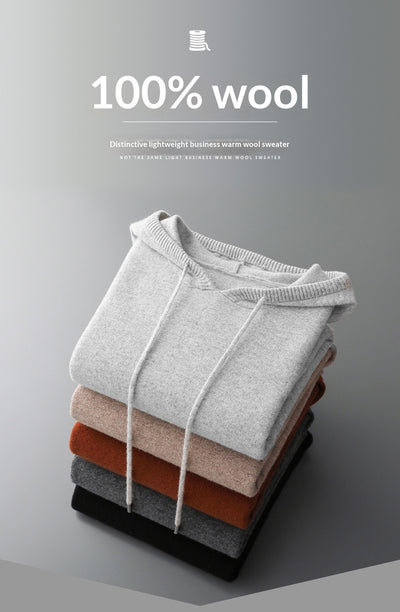 Sudadera Hoodie de Cashmere para Hombre - Diseño Oversize Otoño Invierno - Image 11