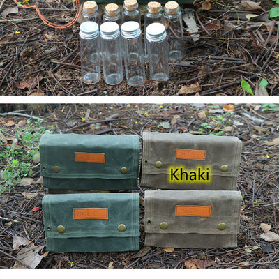 Set de Botellas Condimenteras de Vidrio para Camping Portátil - Image 6
