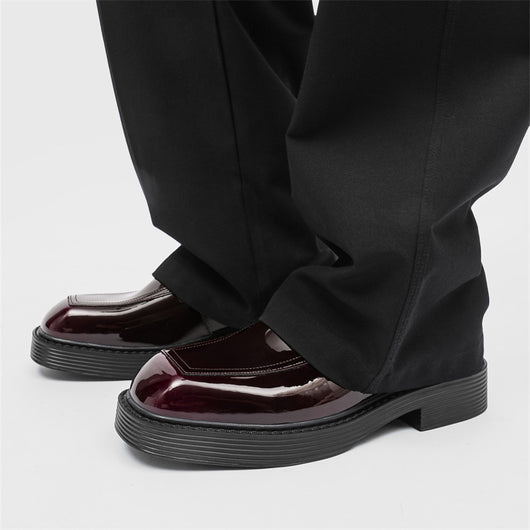 Zapatos de Cuero Estilo Británico con Suela Gruesa - Comodidad Hong Kong para Primavera y Otoño - Image 4