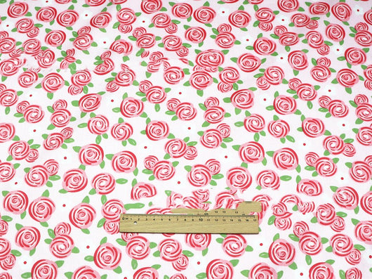 Tela de Algodón con Estampado Floral - Sarga de Algodón Premium - Image 14