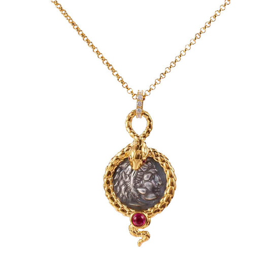 Colgante de Moneda Antigua Hércules - Collar Vintage - Image 4