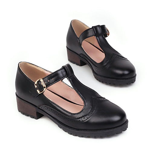 Zapatos de Verano Calados para Mujer con Tacón Bajo - Image 12