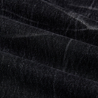 Jeans Vintage Desgastado con Efecto Rayo Americano - Image 12