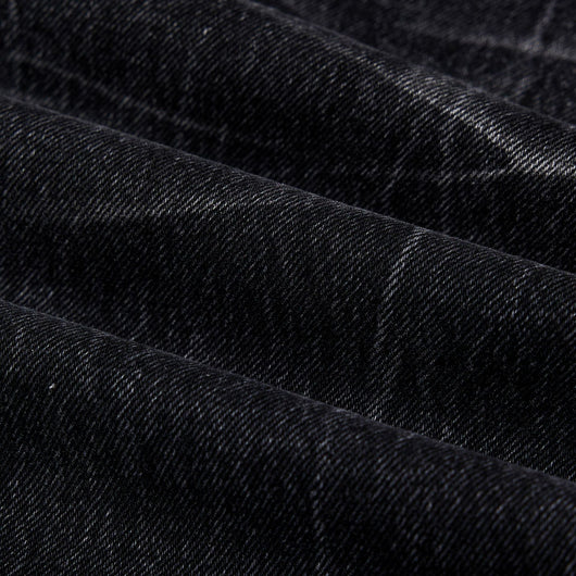 Jeans Vintage Desgastado con Efecto Rayo Americano - Image 12