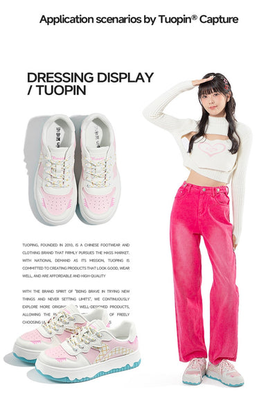 Tenis Deportivos Casuales para Mujer con Plataforma Transpirable - Image 13