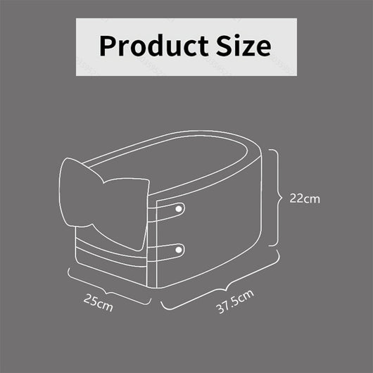 Cama Elevada para Mascotas con Soporte en Consola Central del Auto - Image 4