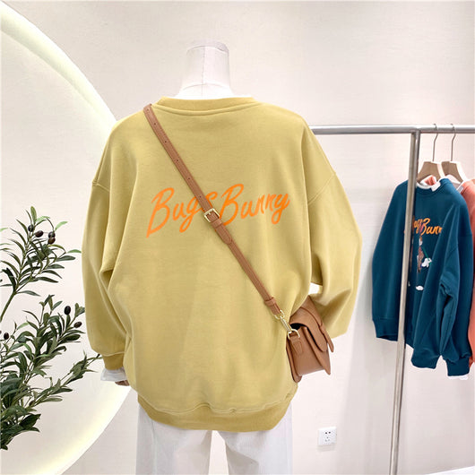 Suéter Estampado con Efecto Dos Piezas y Costuras Decorativas - Image 5