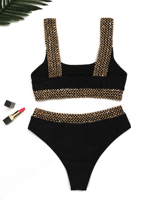 Bikini de Baño Personalidad Dividida para Mujer - Image 8