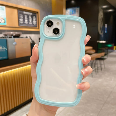 Funda Telefónica Bicolor con Onda y Borde Candy - Image 20