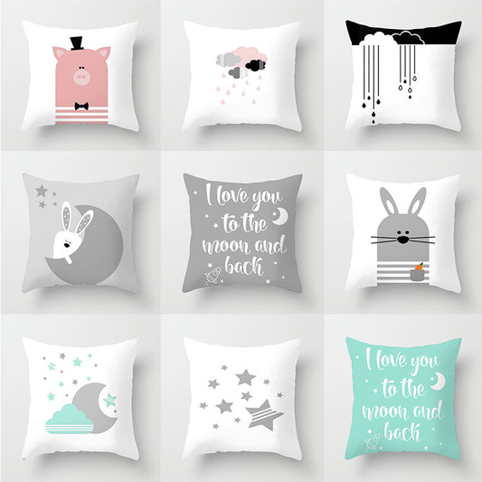 Funda de Almohada Estrellas y Luna Infantil - Image 2
