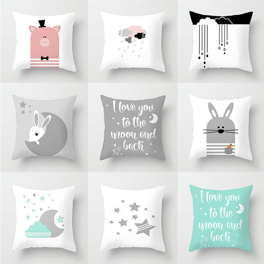 Funda de Almohada Estrellas y Luna Infantil - Image 2
