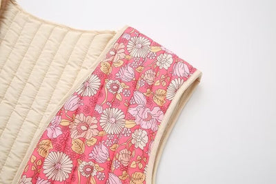 Chaleco Floral Otoñal Reversible de Algodón - Image 12