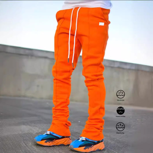 Pantalones de Campana Elásticos para Hombre - Estilo Deportivo y Casual para Todas las Estaciones - Image 5