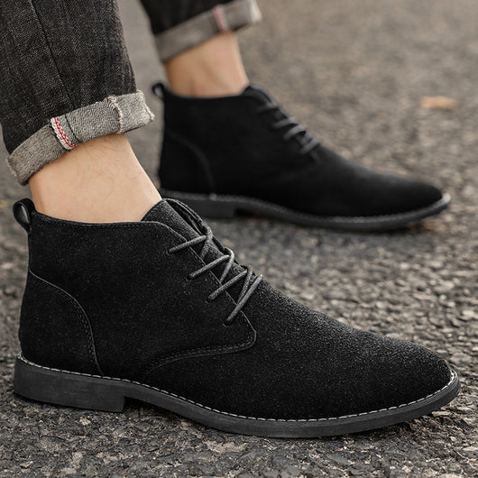 Zapatos y Botas de Negocios Retro Británico para Hombre - Image 11