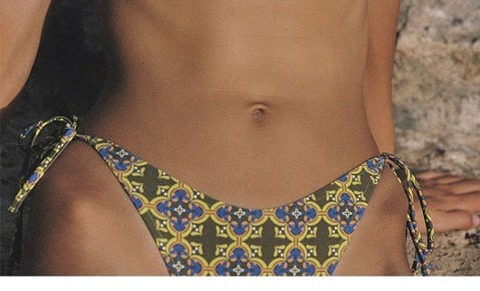 Bikini Deportivo Verde Pecho Pequeño - Estilo Vacaciones Termal - Image 12