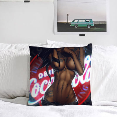 Funda de Almohada Sofá Estilo Europeo Americano Piel de Melocotón - Image 9
