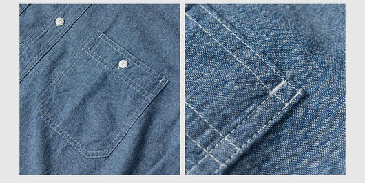 Camisa Juvenil de Manga Larga con Bolsillos Dobles - Image 8
