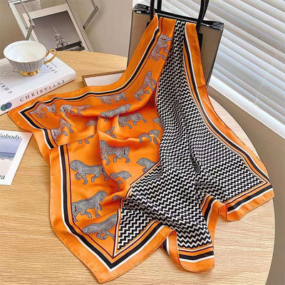 Pañuelo Cuadrado Fino de Lujo para Mujer - Image 34