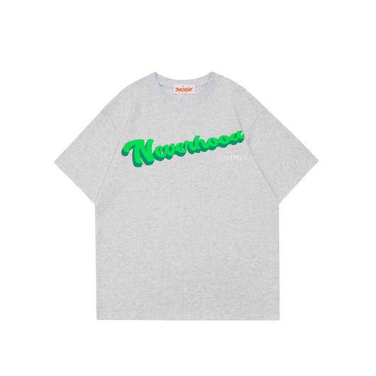 Camiseta Suelta Literary Letters NEVERHOOD - Diseño Europeo Americano - Image 3
