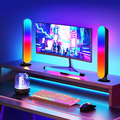 Lámpara LED Ambiental RGB para Escritorio - Luz Gaming Profesional
