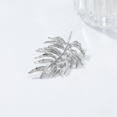 Aretes de Hojas Minimalistas Diseño Avanzado Estilo Frío - Image 9