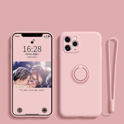 Funda de Silicona Líquida con Soporte de Anillo Integrado - Image 8
