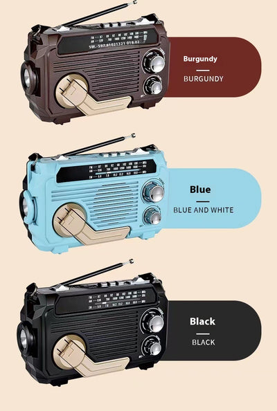 Radio Portátil Solar con Altavoz Bluetooth para Aventuras al Aire Libre - Image 14