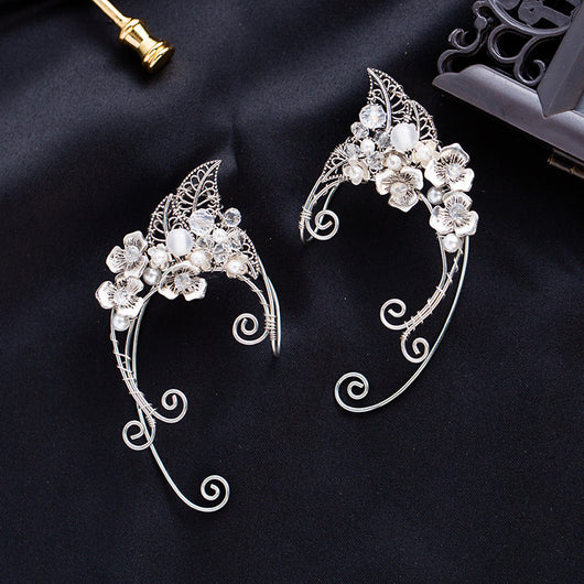 Aretes Hada Artesanales con Clip en Hueso - Image 3