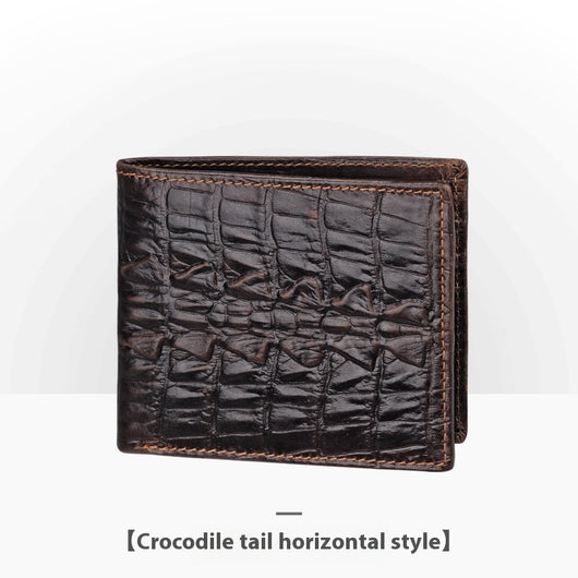 Cartera de Cuero Artesanal Grabada Retro para Hombre - Image 29