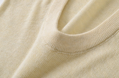 Blusa Ajustada de Lana Estilo Europeo - Cuello Redondo Liso y Elástico - Image 28