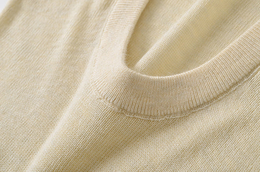 Blusa Ajustada de Lana Estilo Europeo - Cuello Redondo Liso y Elástico - Image 28