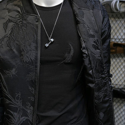 Chaqueta Beisbolera Slim Fit Cuello Clásico - Image 10