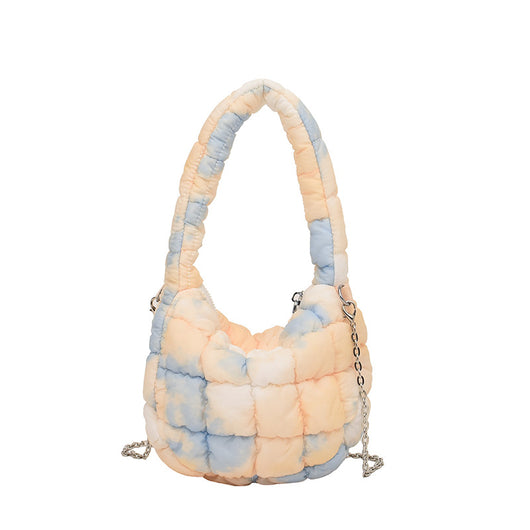 Bolso Nube Acolchado con Pliegues - Cartera de Nylon Puff - Image 13