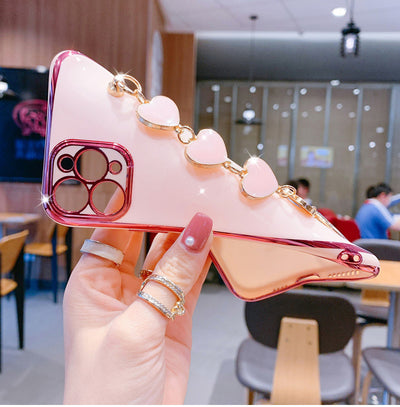 Funda Protectora para Celular con Pulsera de Electrochapado y Silicona - Image 6