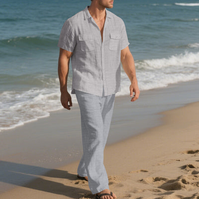 Traje Ejecutivo de Manga Corta para Hombre - Image 14