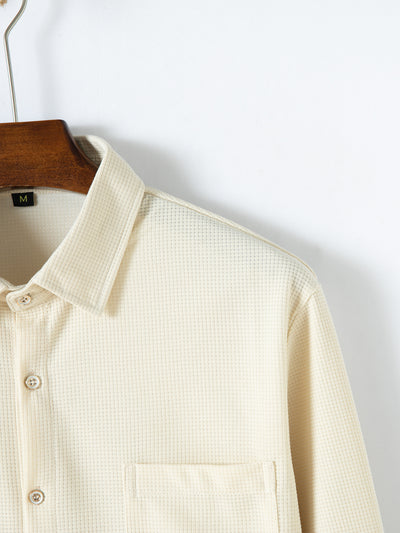 Camisa Casual de Manga Larga con Botones para Hombre - Image 14