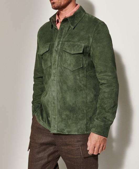 Chaqueta Noah de Gamuza para Hombre - Abrigo Elegante y Versátil - Image 11