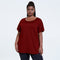 Blusa Deportiva Talla Grande de Secado Rápido y Ajuste Holgado