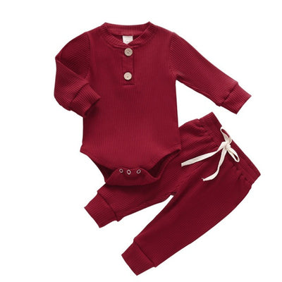 Conjunto Mameluco Infantil Manga Larga Color Liso - Image 15