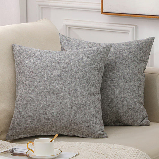 Almohada de Lino y Algodón para Sofá - Diseño Liso y Elegante - Image 6
