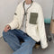 Chaqueta Deportiva Suelta Retro Hong Kong Estilo Urbano