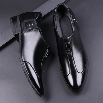Zapatos de Cuero Formal Ejecutivo Estilo Coreano para Hombre - Image 4