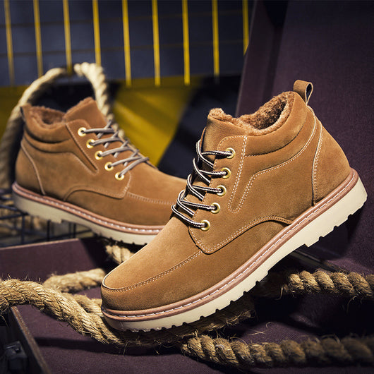 Zapatillas Altas Acolchadas en Terciopelo y Algodón - Image 6